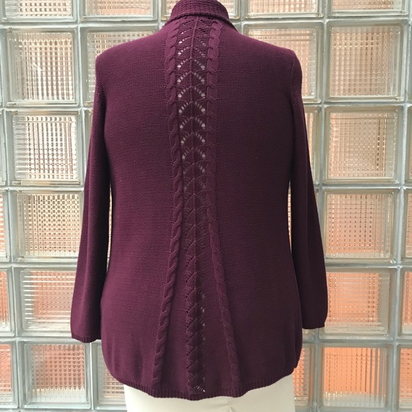 Belldini Sweaters - Belldini wine color cardigan sweater.